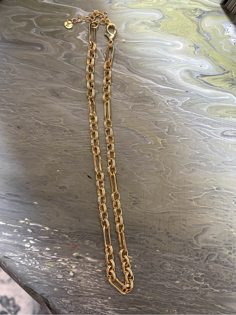 Pavoi 14K Gold Plated Chain Link Necklace